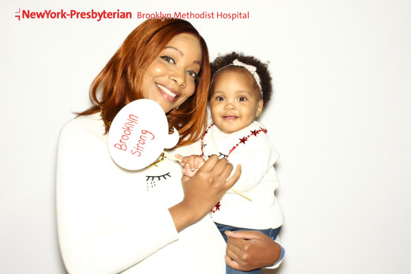 Nathalie with Savanna at Brooklyn Methodist