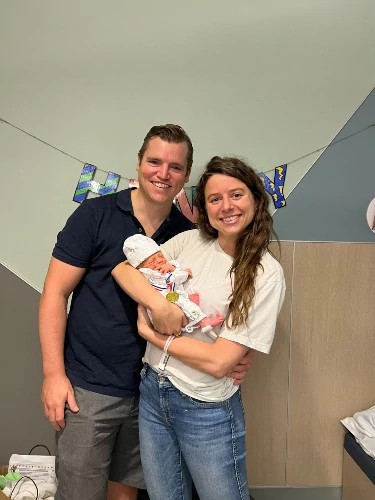 The Brenner family in the NICU