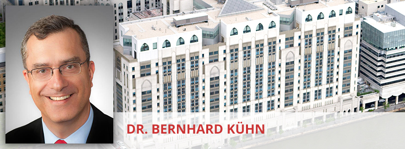 Dr. Bernhard Kühn Named Chief of the Division of Cardiology in Pediatrics at Weill Cornell Medicine and NewYork-Presbyterian Komansky Children’s Hospital
