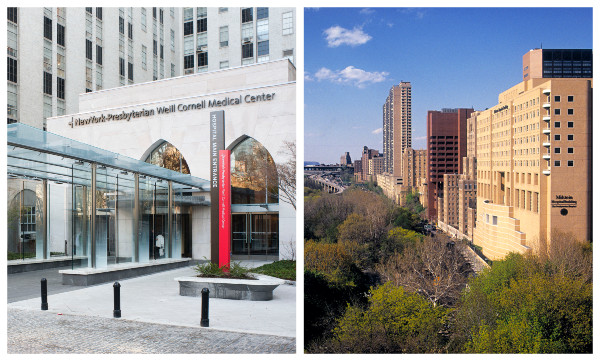 Weill Cornell and Columbia campuses