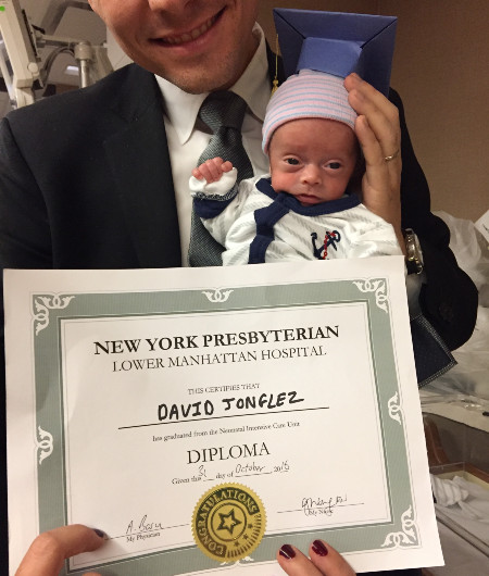 David Rouge in the NICU